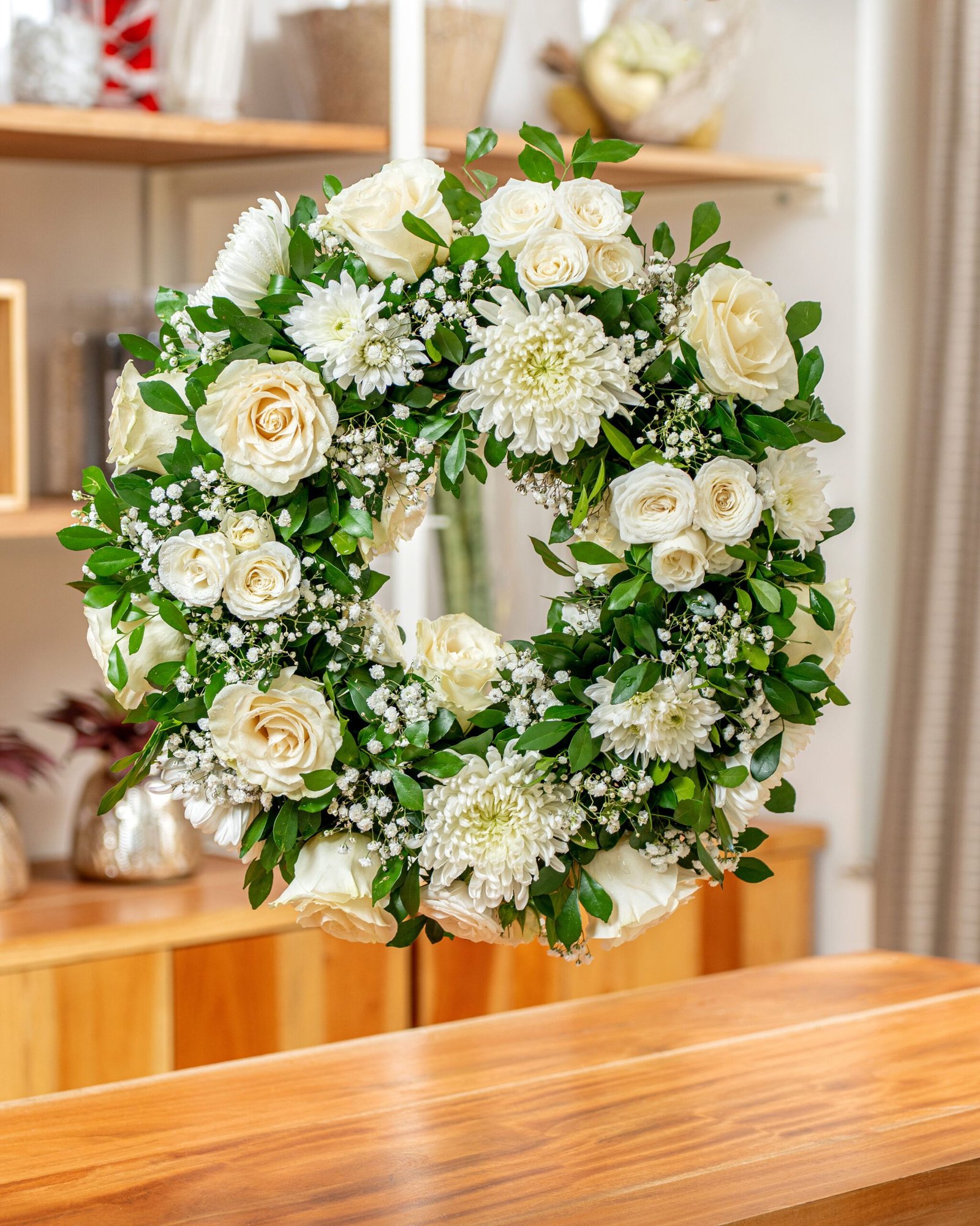 Corona de condolencias